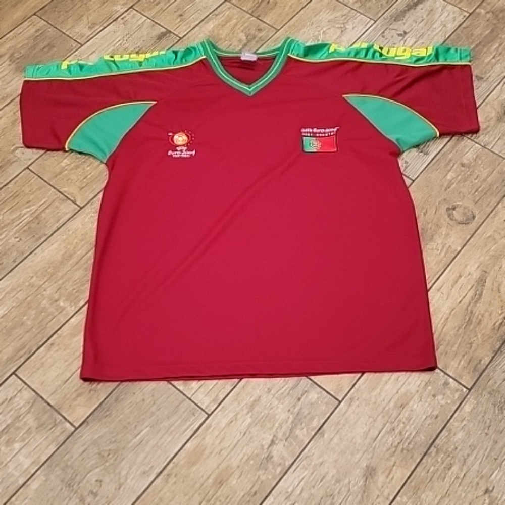 2004 EURO PORTUGAL Jersey  UEFA Preowned ""Read Description""